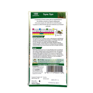 Thyme Seeds, Mr Fothergill's - Floral Acres Greenhouse & Garden Centre