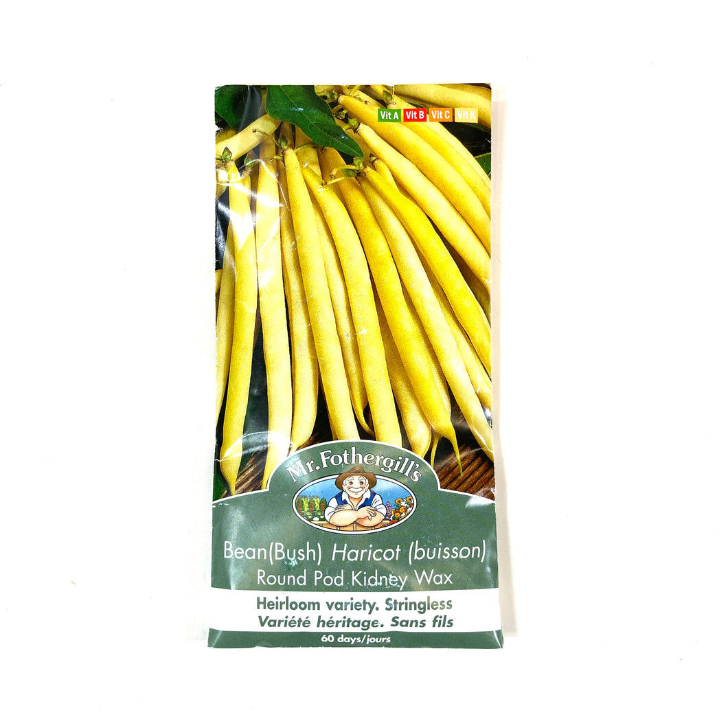 Bean Bush - Kidney Wax Seeds, Mr Fothergill's - Floral Acres Greenhouse & Garden Centre