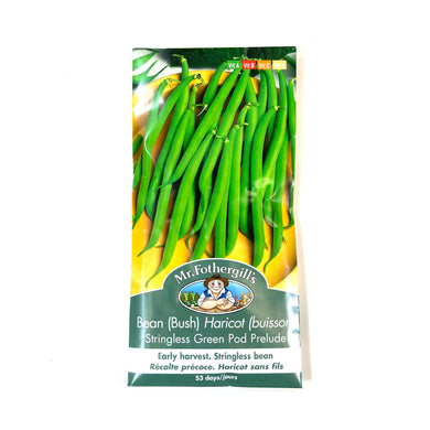 Bean Bush - Green Prelude Seeds, Mr Fothergill's - Floral Acres Greenhouse & Garden Centre