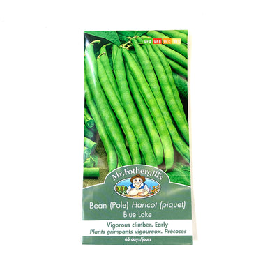 Bean Climbing - Blue Lake Seeds, Mr Fothergill's - Floral Acres Greenhouse & Garden Centre