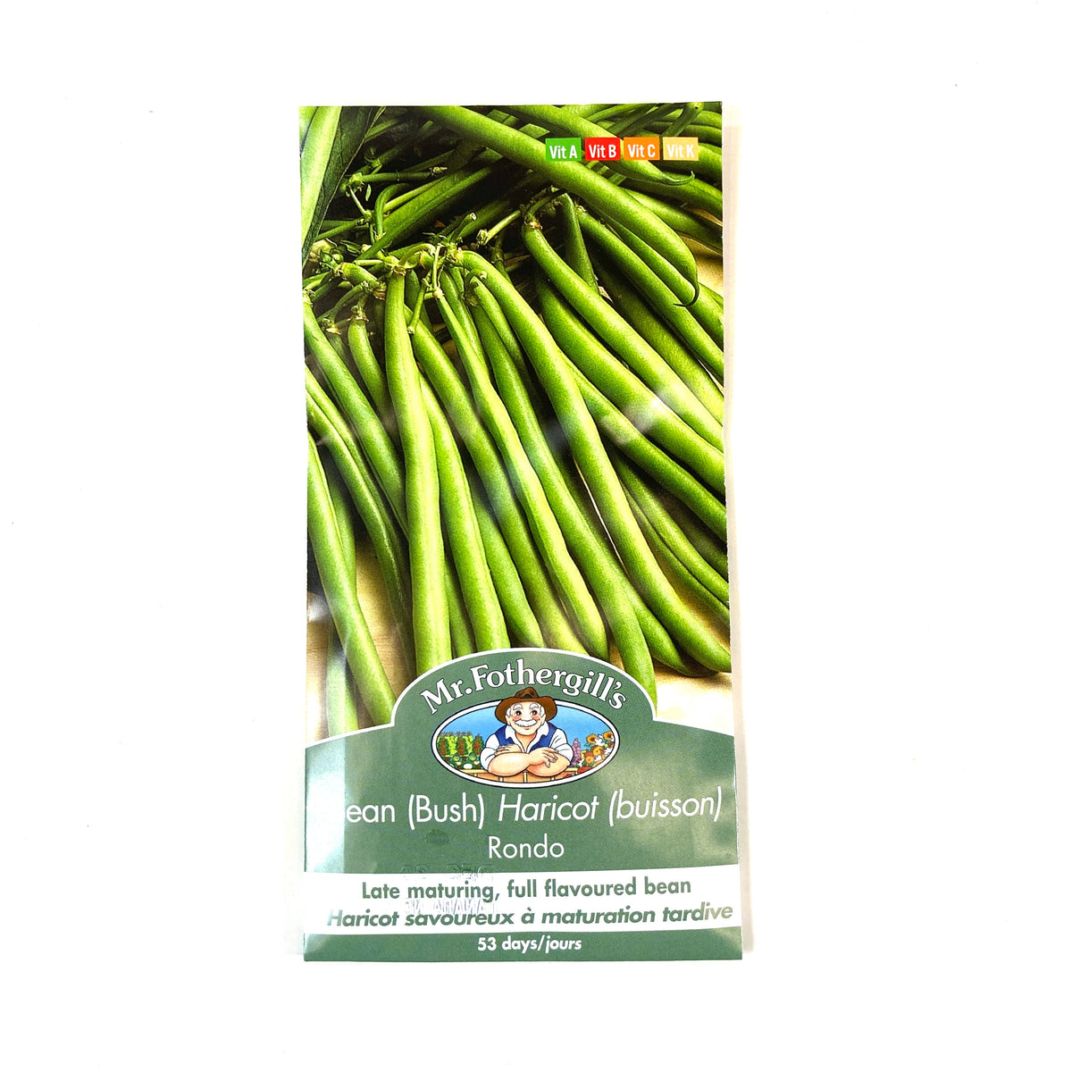 Bean Dwarf - Rondo Seeds, Mr Fothergill's - Floral Acres Greenhouse & Garden Centre