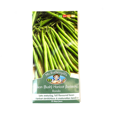 Bean Dwarf - Rondo Seeds, Mr Fothergill's - Floral Acres Greenhouse & Garden Centre