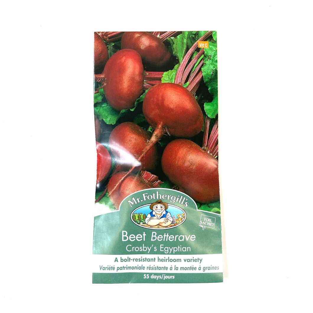 Beetroot - Crosbys Egyptian Seeds, Mr Fothergill's - Floral Acres Greenhouse & Garden Centre
