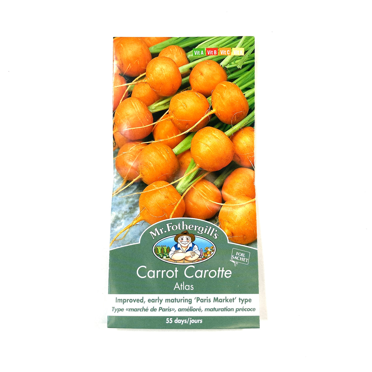 Carrot - Atlas Seeds, Mr Fothergill's - Floral Acres Greenhouse & Garden Centre