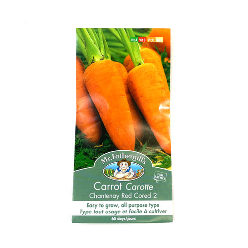 Carrot - Chantenay Red Core Seeds, Mr Fothergill's - Floral Acres Greenhouse & Garden Centre
