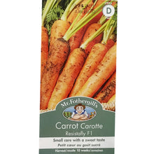 Load image into Gallery viewer, Carrot - Resistafly F1 Seeds, Mr Fothergill&#39;s
