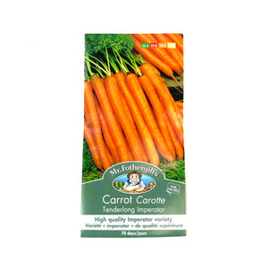 Carrot - Tenderlong Seeds, Mr Fothergill's