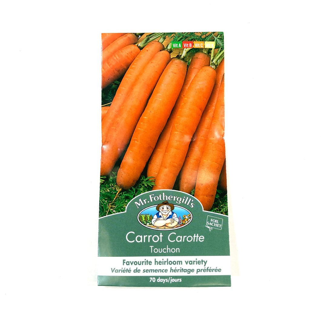 Carrot - Touchon Seeds, Mr Fothergill's - Floral Acres Greenhouse & Garden Centre