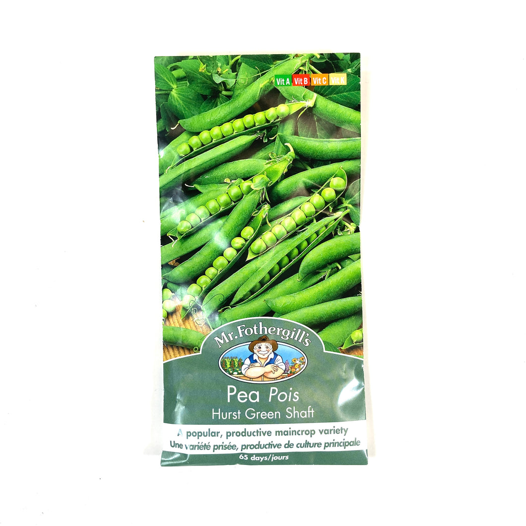 Pea - Hurst Green Shaft Seeds, Mr Fothergill's - Floral Acres Greenhouse & Garden Centre