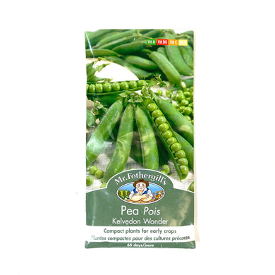 Pea - Kelvedon Wonder Seeds, Mr Fothergill's - Floral Acres Greenhouse & Garden Centre