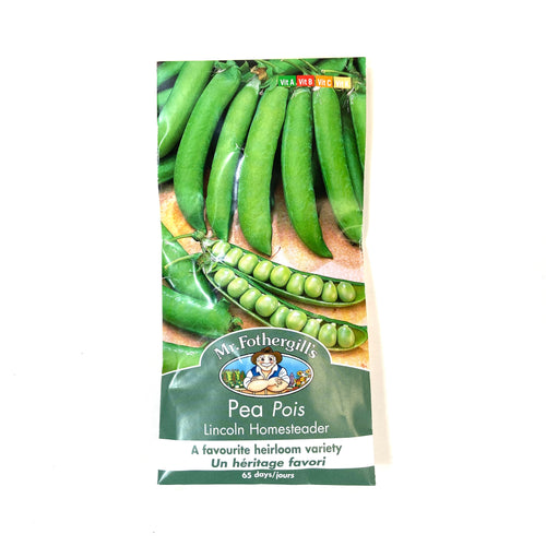 Pea - Lincoln Homesteader Seeds, Mr Fothergill's - Floral Acres Greenhouse & Garden Centre
