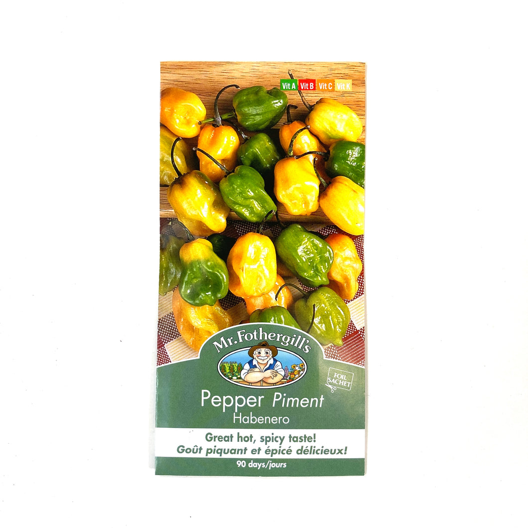 Pepper - Habanero Seeds, Mr Fothergill's - Floral Acres Greenhouse & Garden Centre
