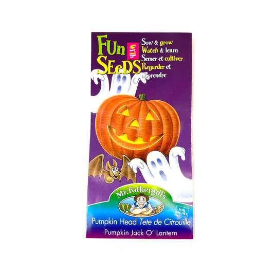 Fun Seeds - Pumpkin Head Seeds, Mr Fothergill's - Floral Acres Greenhouse & Garden Centre