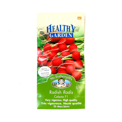 Radish - Celesta Seeds, Mr Fothergill's - Floral Acres Greenhouse & Garden Centre