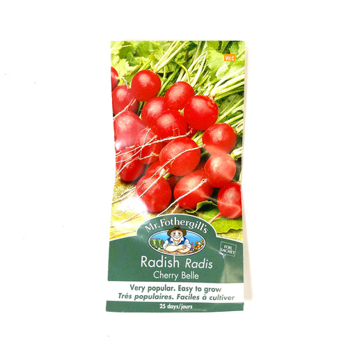 Radish - Cherry Belle Seeds, Mr Fothergill's - Floral Acres Greenhouse & Garden Centre