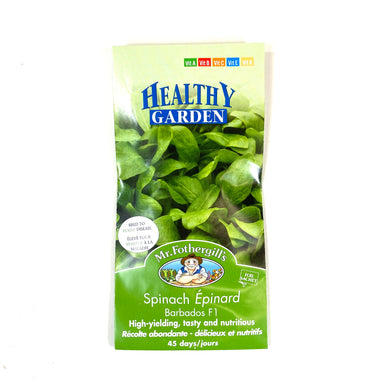 Spinach - Barbados Seeds, Mr Fothergill's - Floral Acres Greenhouse & Garden Centre