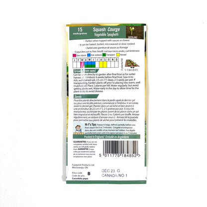Squash - Spaghetti Seeds, Mr Fothergill's - Floral Acres Greenhouse & Garden Centre