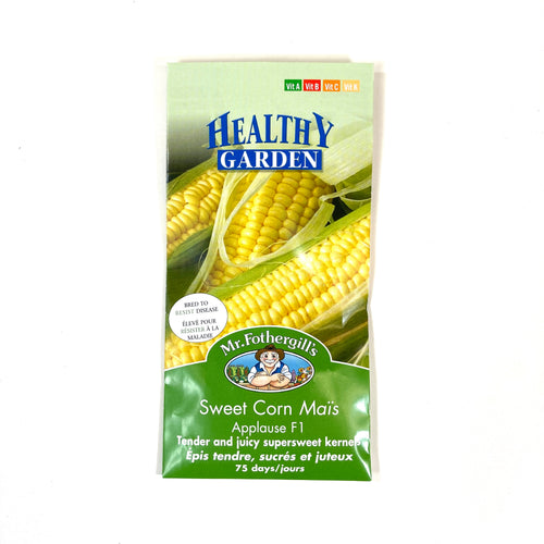 Sweet Corn - Applause Seeds, Mr Fothergill's - Floral Acres Greenhouse & Garden Centre