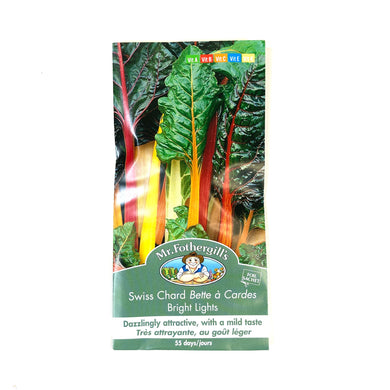 Swiss Chard - Bright Lights Seeds, Mr Fothergill's - Floral Acres Greenhouse & Garden Centre