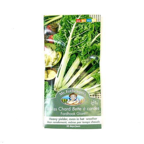 Swiss Chard - FordhookGiant Seeds, Mr Fothergill's - Floral Acres Greenhouse & Garden Centre