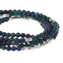 Load image into Gallery viewer, Bracelet, Stone Wrap, Azurite - Floral Acres Greenhouse &amp; Garden Centre
