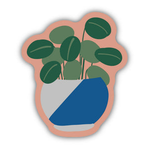 Potted Prayer Plant Sticker, 3in - Floral Acres Greenhouse & Garden Centre