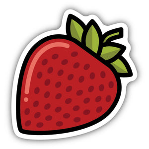 Strawberry Sticker, 3in - Floral Acres Greenhouse & Garden Centre