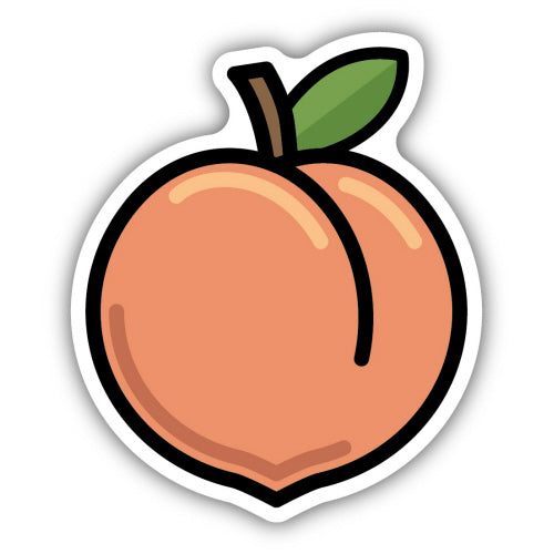 Peach Sticker, 3in - Floral Acres Greenhouse & Garden Centre