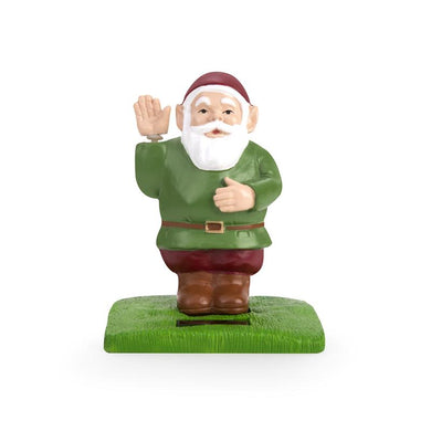 Solar-Powered Waving Gnome Figurine - Floral Acres Greenhouse & Garden Centre