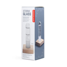 Load image into Gallery viewer, Storm Glass with Beech Wood Base - Floral Acres Greenhouse &amp; Garden Centre

