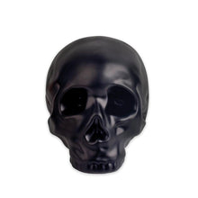 Load image into Gallery viewer, Skull Coin Bank, Black - Floral Acres Greenhouse &amp; Garden Centre
