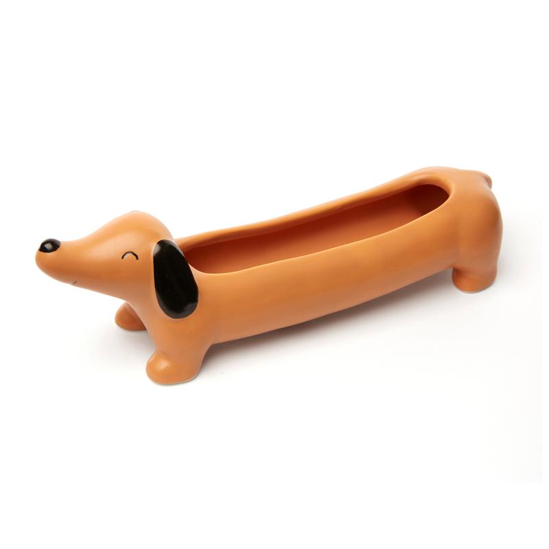 Planter, Daisy the Dachshund - Floral Acres Greenhouse & Garden Centre