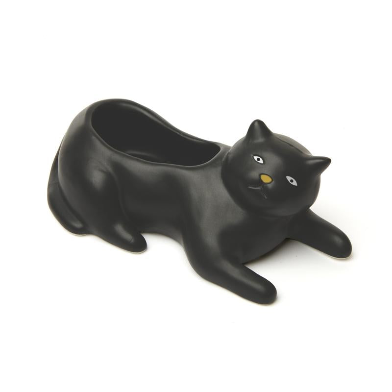 Planter, Cosmo the Black Cat - Floral Acres Greenhouse & Garden Centre