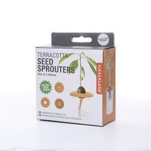 Load image into Gallery viewer, Terracotta Seed Sprouters, Set of 3 - Floral Acres Greenhouse &amp; Garden Centre
