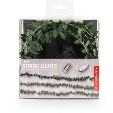 Small Leaf String Lights, 10 ft, USB - Floral Acres Greenhouse & Garden Centre