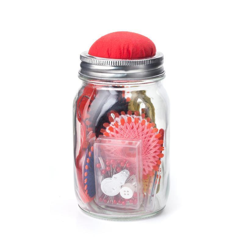 Mason Jar Sewing Kit - Floral Acres Greenhouse & Garden Centre