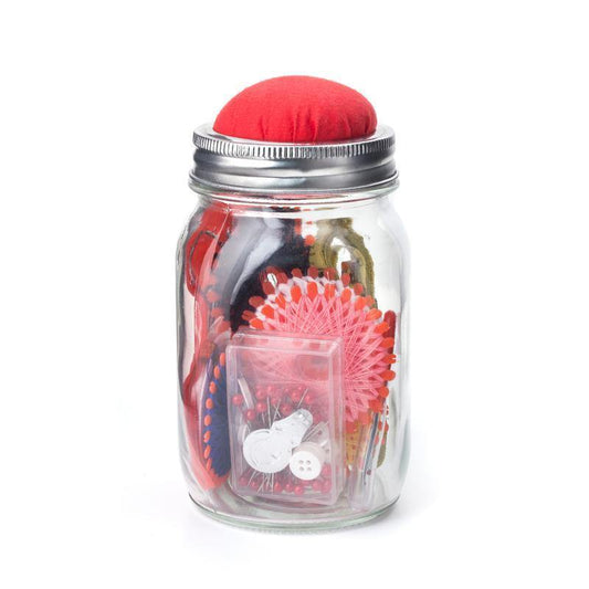 Mason Jar Sewing Kit - Floral Acres Greenhouse & Garden Centre
