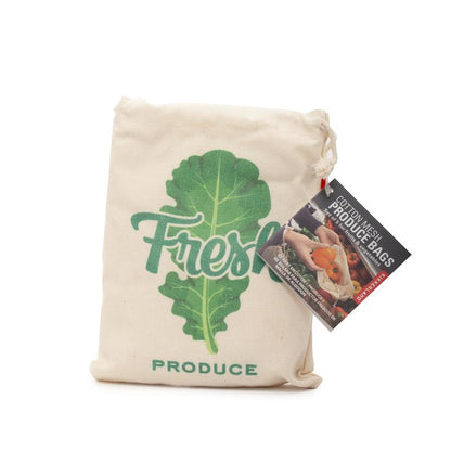 Cotton Mesh Produce Bags, Set of 5 - Floral Acres Greenhouse & Garden Centre