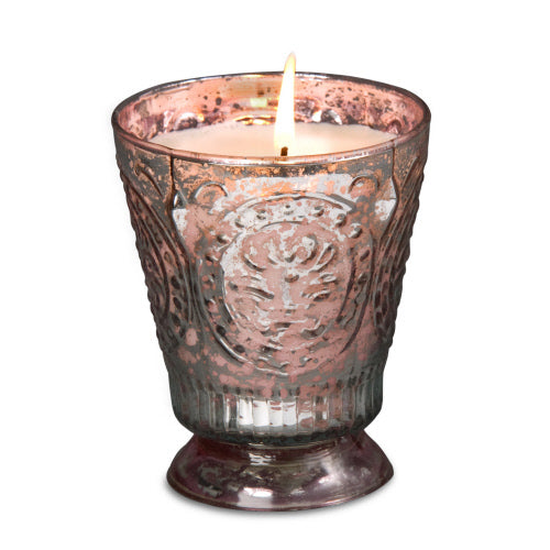 Fleur De Lys Candle, Pink, Sugared Lemon, 8oz - Floral Acres Greenhouse & Garden Centre