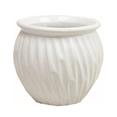 Pot, 4in, Ceramic, Urn, White - Floral Acres Greenhouse & Garden Centre