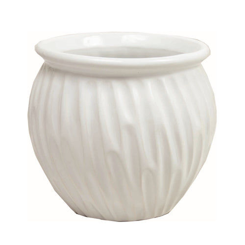 Pot, 4in, Ceramic, Urn, White - Floral Acres Greenhouse & Garden Centre