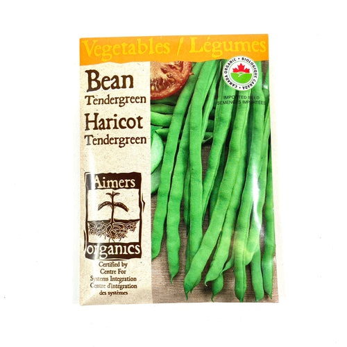 Bean Bush - Tendergreen Seeds, Aimers Organic - Floral Acres Greenhouse & Garden Centre