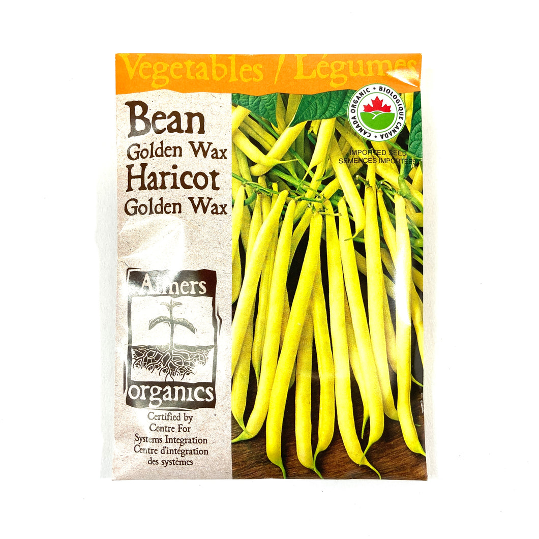 Bean Bush - Golden Wax Seeds, Aimers Organic - Floral Acres Greenhouse & Garden Centre