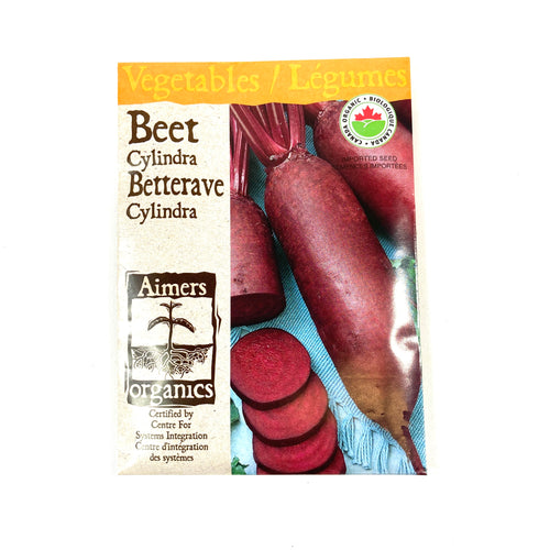 Beetroot - Cylindra Seeds, Aimers Organic - Floral Acres Greenhouse & Garden Centre