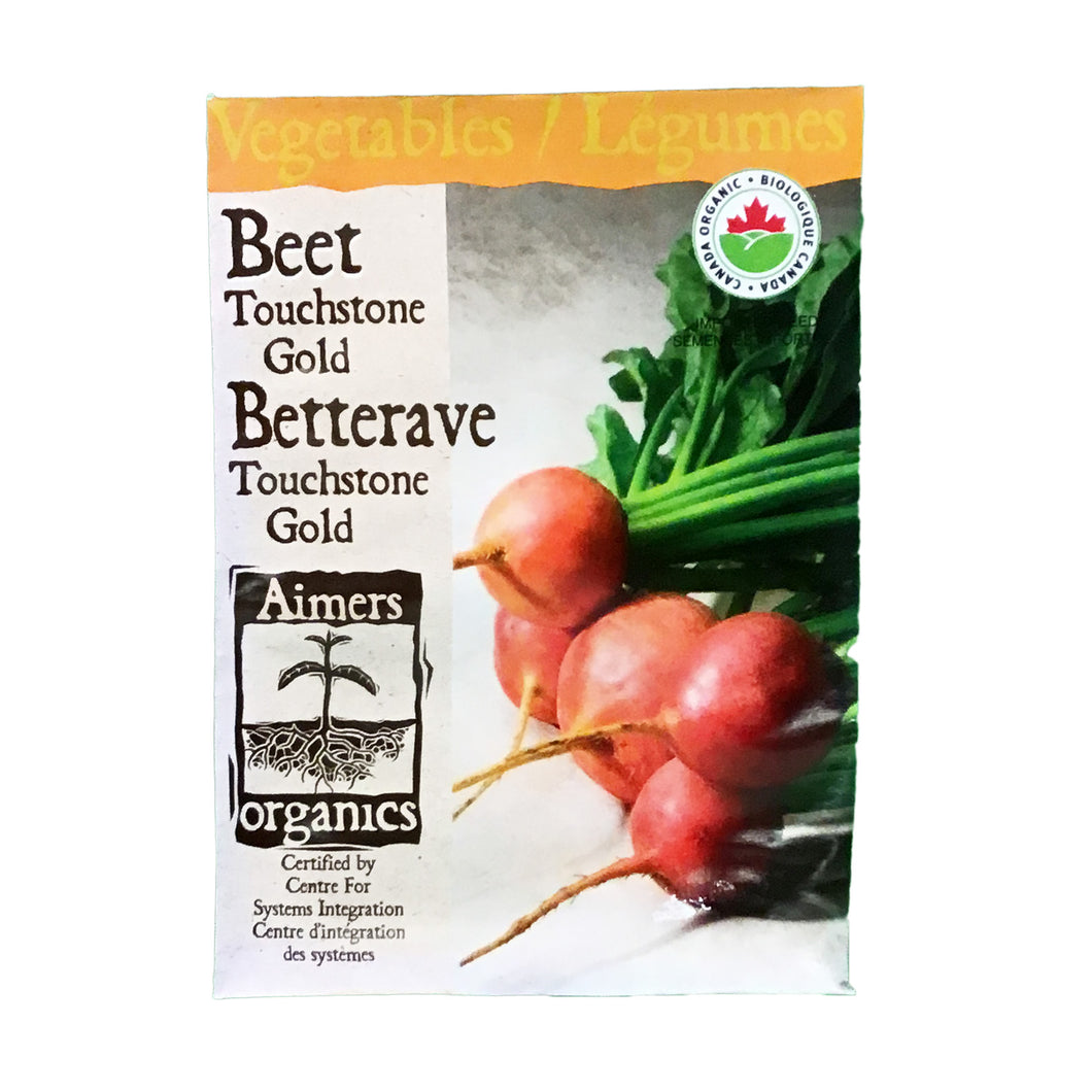 Beetroot - Touchstone Gold Seeds, Aimers Organic