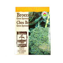 Load image into Gallery viewer, Broccoli - Green Sprouting Seeds, Aimers Organic - Floral Acres Greenhouse &amp; Garden Centre
