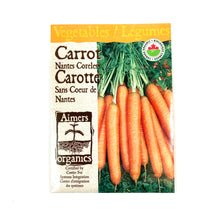 Load image into Gallery viewer, Carrot - Nantes Seeds, Aimers Organic - Floral Acres Greenhouse &amp; Garden Centre
