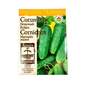 Cucumber - Homemade Pickles Seeds, Aimers Organic - Floral Acres Greenhouse & Garden Centre