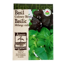 Load image into Gallery viewer, Basil - Culinary Blend Seeds, Aimers Organic
