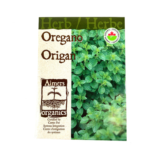 Oregano Seeds, Aimers Organic - Floral Acres Greenhouse & Garden Centre